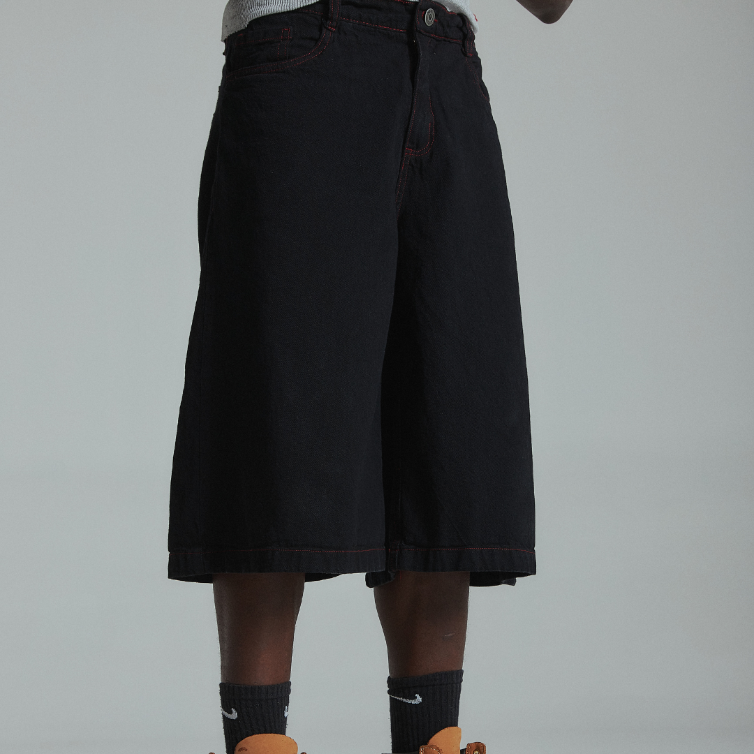 WING BERMUDA JEANS
