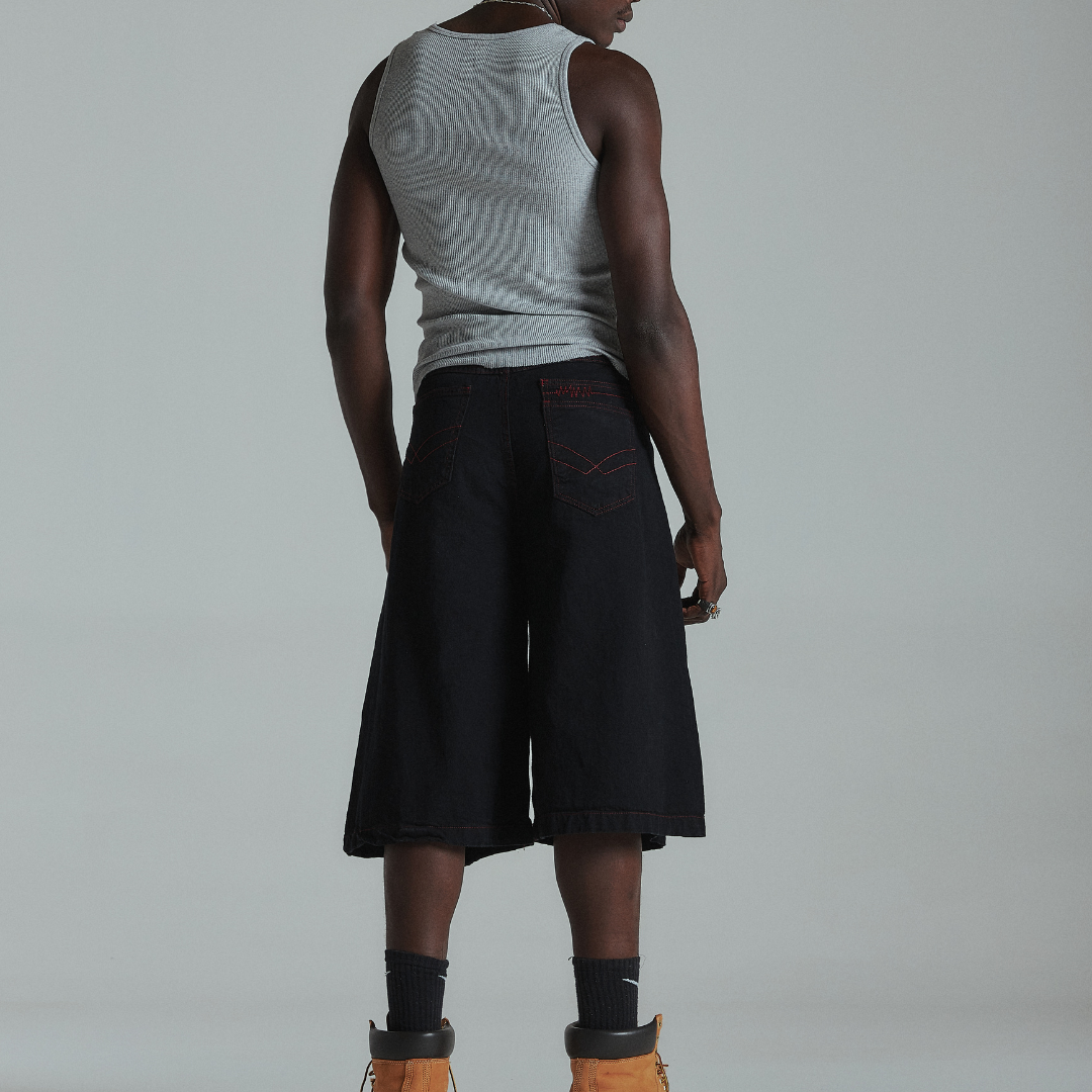 WING BERMUDA JEANS