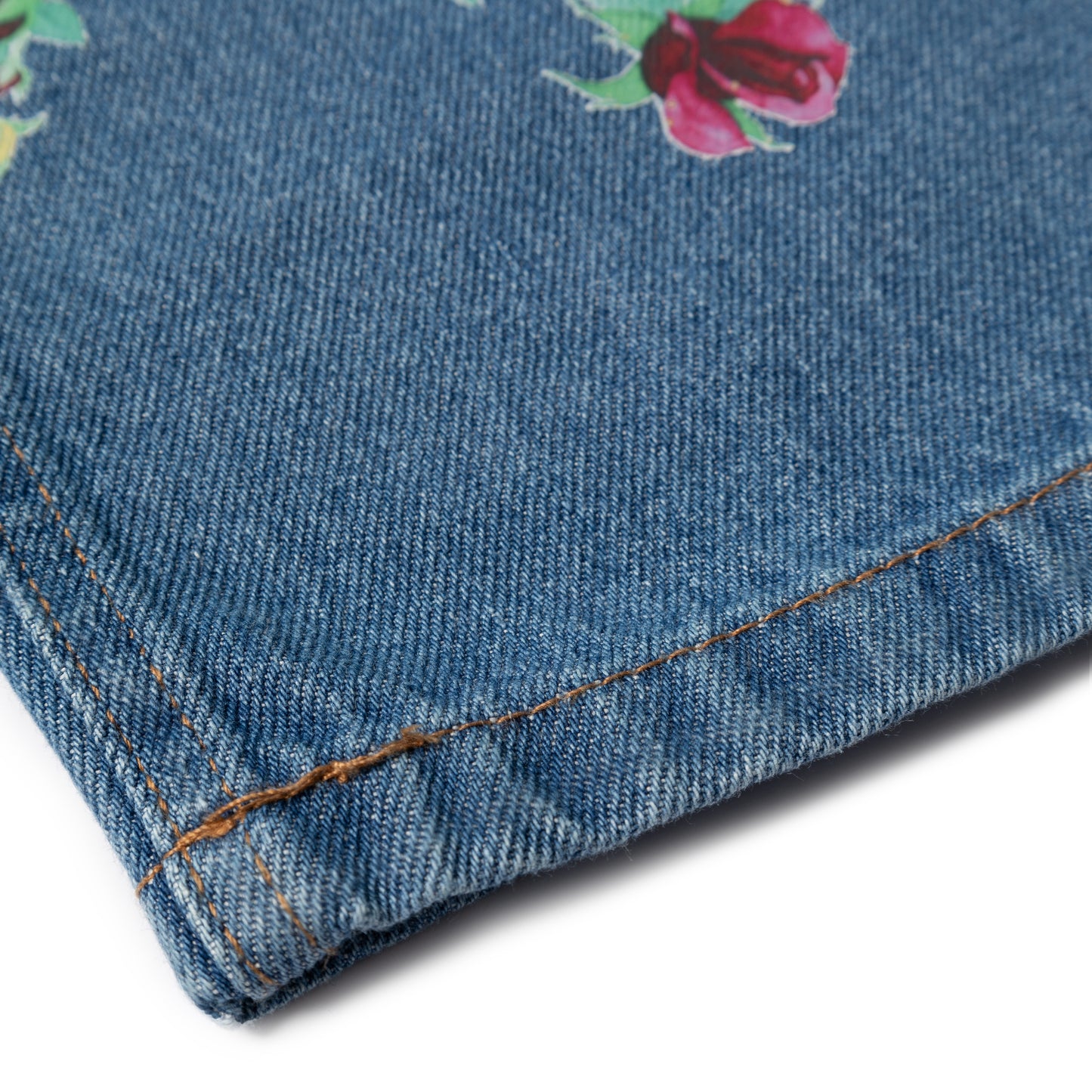 Calça Flower Denim